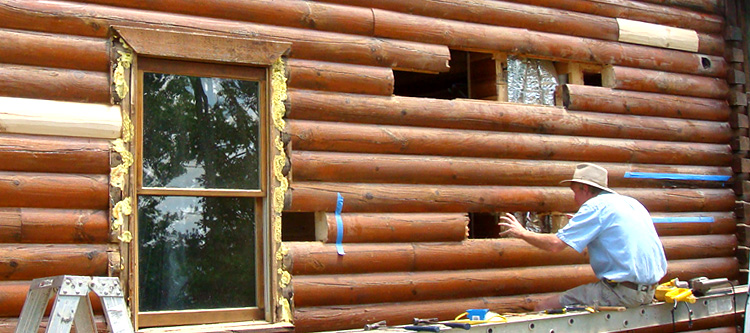 Log Home Repair Washington County, Alabama