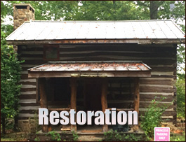 Historic Log Cabin Restoration  Washington County, Alabama