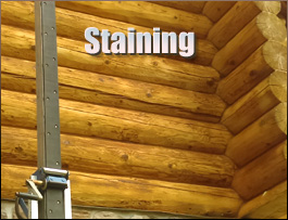  Washington County, Alabama Log Home Staining